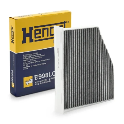 Imagem de HENGST FILTER E998LC Filtro, ar do habitáculo Filtro de carvão ativado 271 213 58 VOLKSWAGEN: GOLF 5, 6, Passat B6 Variant, AUDI: A3 Sportback