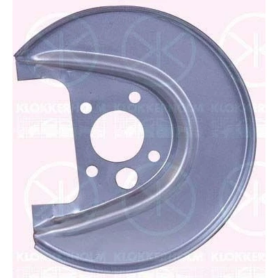 Imagem de KLOKKERHOLM 9523877 Defletor do Discos de Travão Eixo traseiro esquerdo SEAT: Leon I Hatchback, AUDI: A3 VOLKSWAGEN: New Beetle Hatchback