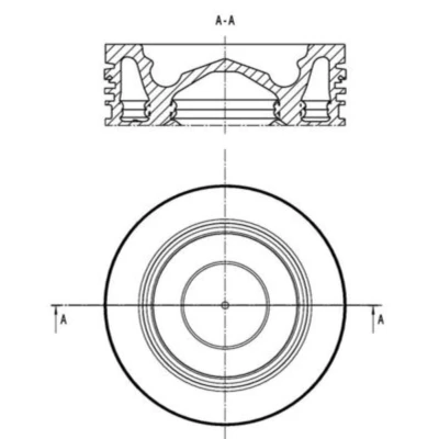 Imagem de Pistão MAHLE 061 PI 00139 000