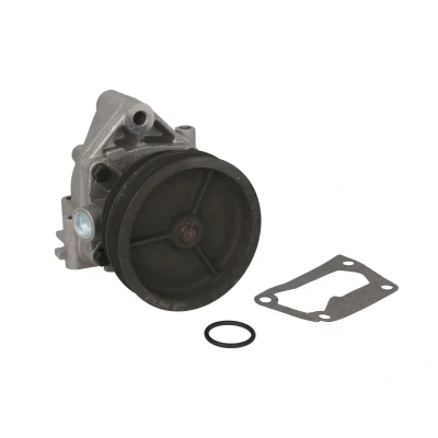 Imagem de HEPU P1033 Bomba de água com polia dupla, para correia trapezoidal estriada incl. Kit juntas mecânico caixa duas peças,