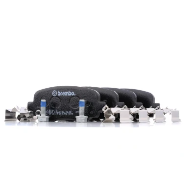 Imagem de BREMBO P 23 177 Jogo de pastilhas para travão disco com avisador sonoro desgaste parafusos pinça acessórios