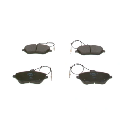 Imagem de BOSCH 0 986 494 484 Jogo de pastilhas para travão disco Baixo teor metálico com sensor desgaste integrado chapa anti ruído PEUGEOT: 407 SW