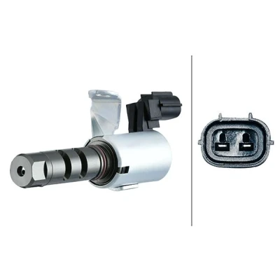 Imagem de HELLA 6NW 358 188 211 Válvula de controlo, regulação das árvores cames cabeça cilíndrica, esquerda, Lado admissão com retentor