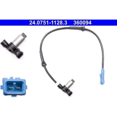 Imagem de ATE 24.0751 1128.3 Sensor de ABS 515 CITROËN: Saxo Hatchback