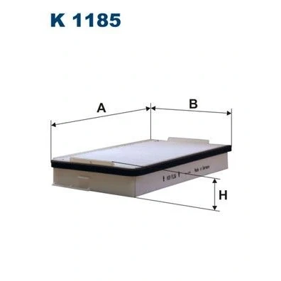 Imagem de FILTRON K 1185 Filtro, ar do habitáculo Filtro de partículas 262 163 46 DAF: CF 85