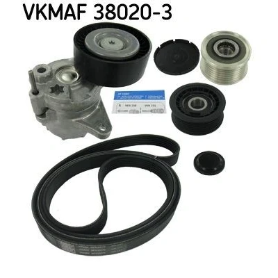 Imagem de SKF VKMAF 38020 3 Jogo de correias trapezoidais estriadas MERCEDES BENZ: Classe ML, E Sedan