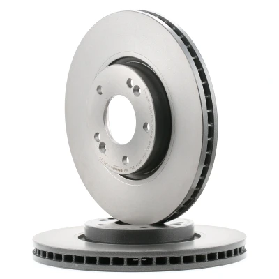 Imagem de Disco de travão BREMBO 09A53211 frente/ventilado/1 peça