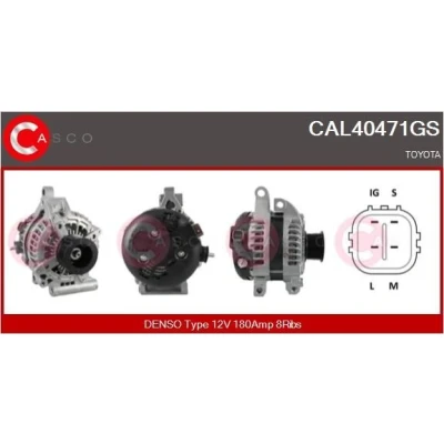 Imagem de CASCO CAL30164AS Alternador 12V 130A OPEL: Astra H Hatchback, GTC, Caravan, SAAB: 9 3 Carrinha, Sedan