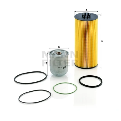 Imagem de MANN FILTER SP 2041 2 x Filtro de óleo com junta Cartucho filtrante