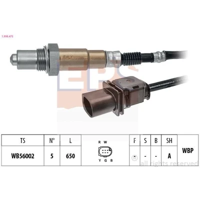 Imagem de EPS 1.998.475 Sonda Lambda com aquecimento, plana, de banda larga, Rosca pré lubrificada 5 BMW: 3 Touring, X6