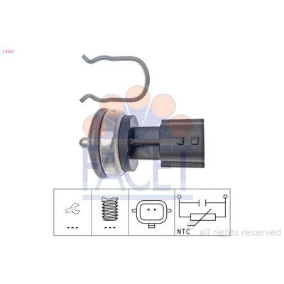 Imagem de FACET 7.3337 Sensor, temperatura do líquido de refrigeração Made in Italy OE Equivalent RENAULT: CLIO 2, 3, Megane 4, DACIA: Sandero III