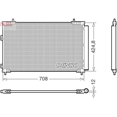 Imagem de DENSO DCN51018 Condensador com secador
