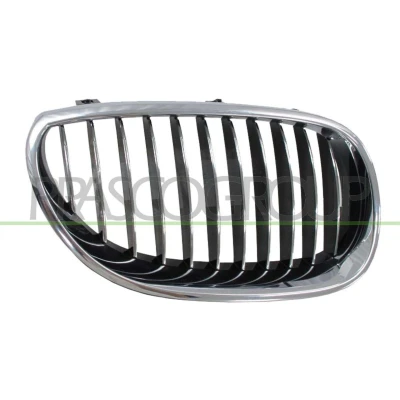 Imagem de PRASCO BM0472003 Grelha de Radiador à frente, lado direito crómio/negro BMW: 5 Sedan, Touring