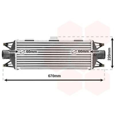 Imagem de VAN WEZEL 28004045 Intercooler