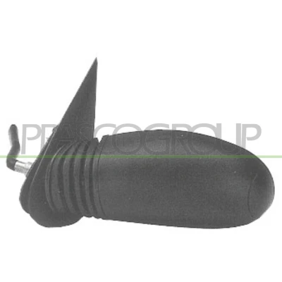 Imagem de Espelho retrovisor Prasco FT0197124 esquerda com subcapa manual ajustável pelo interior, convexo FIAT: Seicento / 600 Hatchback