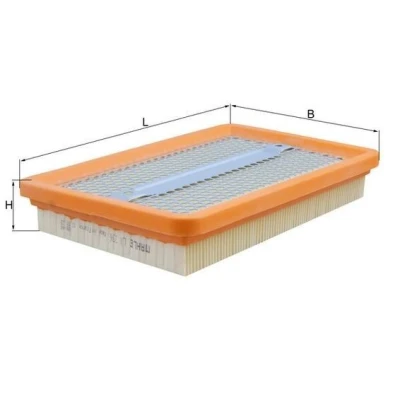 Imagem de MAHLE ORIGINAL LX 336 Filtro de ar 39,8 169 249,0, 249,0 Cartucho filtrante HYUNDAI: ACCENT 2, MAZDA: 626 II Sedan, Série E Van