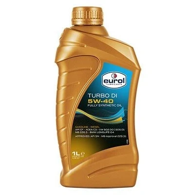 Imagem de Eurol Turbo DI 5W 40 1L Óleo do motor E100085 VOLKSWAGEN: Golf 4, 5, 7, BMW: 3 Sedan, Touring, MERCEDES BENZ: Classe C Sedan