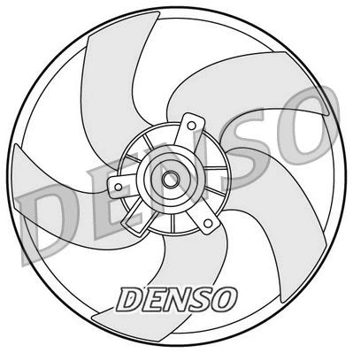 Imagem de DENSO DER21011 Ventilador de Radiador 340 100 PEUGEOT: 206 Hatchback, SW, Sedan