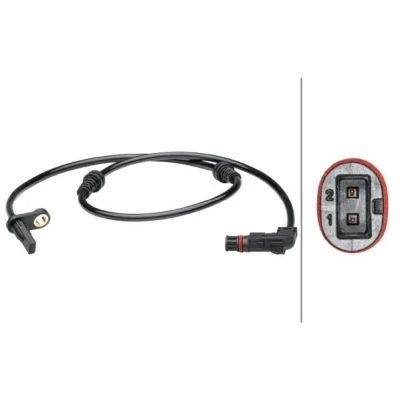 Imagem de HELLA 6PU 012 679 351 Sensor de ABS activo 2 MERCEDES BENZ: Classe C T modell, GLK, Sedan
