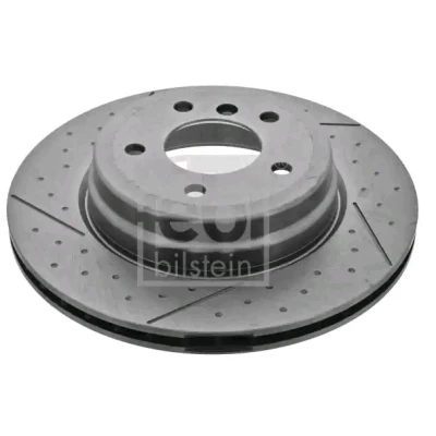 Imagem de FEBI BILSTEIN 43800 Disco de travão Eixo traseiro 323,8 22 5 120 ranhurado/perfurado, interior ventilado revestido BMW: 3 Coupe, 1 Hatchback