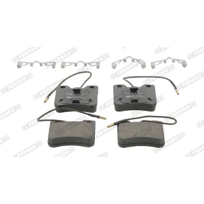 Imagem de FERODO PREMIER ECO FRICTION FDB535 Jogo de pastilhas para travão disco incl. contacto aviso desgaste com acessórios PEUGEOT: 106 I Hatchback