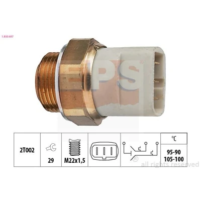 Imagem de Interruptor de temperatura, ventilador do radiador EPS 1.850.697