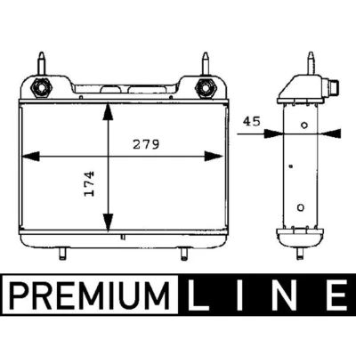Imagem de MAHLE ORIGINAL CLC 27 000P Radiador de Óleo