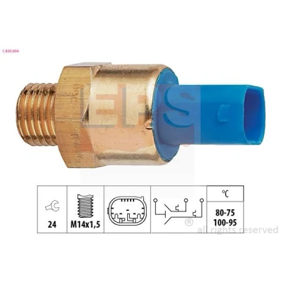 Imagem de EPS 1.850.694 Interruptor de temperatura, ventilador do radiador M14x1,5 Made in Italy OE Equivalent BMW: 3 Compact