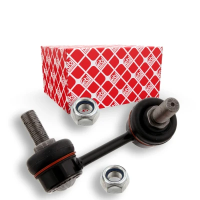 Imagem de FEBI BILSTEIN 28670 barra / escora, estabilizadora Eixo dianteiro, lado direito 80 M12 x 1,25 ProKit com porca autoblocante Aço