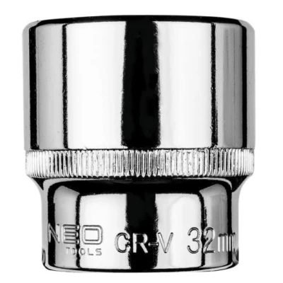 Imagem de NEO TOOLS 08 432 Chave de caixa 1/2 32 mm aço cromo vanádio Sextavado