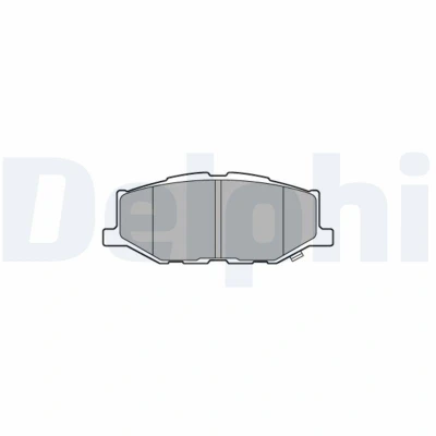 Imagem de Conjunto de pastilhas travão, travão disco DELPHI LP3637, Frente