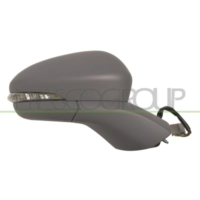 Imagem de Espelho retrovisor Prasco FD1147313 à direita com subcapa elétrico aquecível, sem cor, não esférico FORD: Mondeo 5