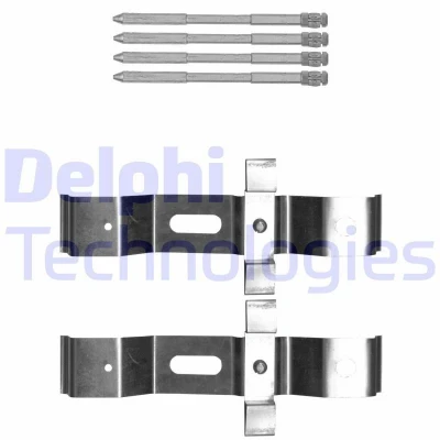 Imagem de DELPHI LX0628 Kit de acessórios, pastilhas travão MERCEDES BENZ: CLK Coupe