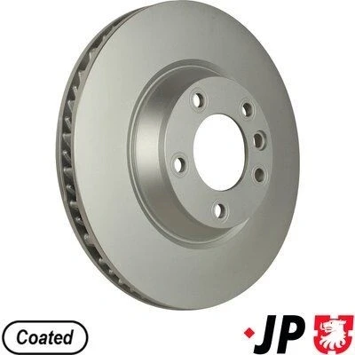 Imagem de JP GROUP 1163105170 Disco de travão Eixo dianteiro, lado esquerdo 350 34 5 ventilado revestido VOLKSWAGEN: Touareg I, AUDI: Q7, PORSCHE: Cayenne