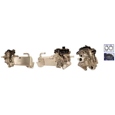 Imagem de ELSTOCK 73 0098 Válvula EGR elétrico com juntas, radiador da recirculação dos gases de escape AUDI: A4 B8 Sedan