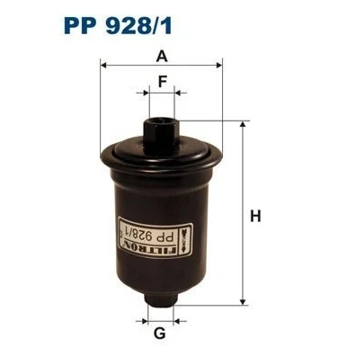 Imagem de FILTRON PP 928/1 Filtro de Combustível dos tubos TOYOTA: Land Cruiser Prado 90, HILUX 5 Pick up, 6 HYUNDAI: H 1 / Starex MPV