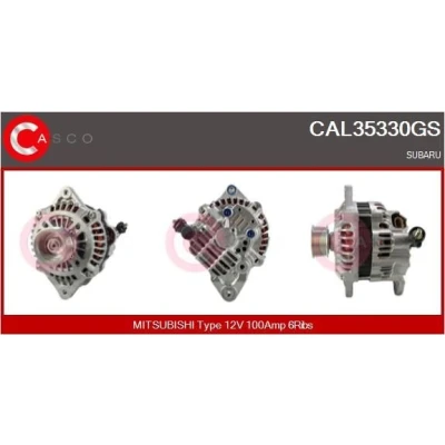 Imagem de CASCO CAL15482AS Alternador 12V 120A VOLVO: S40 II, V50, FORD: FIESTA 6, FOCUS 3 Turnier
