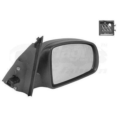 Imagem de Espelho retrovisor Van Wezel 3781818 à direita com subcapa completo, convexo, para regulação eléctrica dos espelhos, aquecível