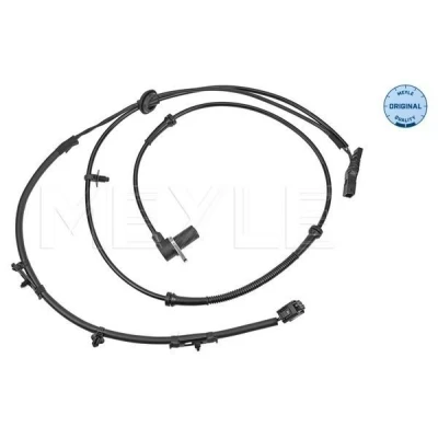 Imagem de MEYLE 114 800 0031 Sensor de ABS Eixo traseiro esquerdo ORIGINAL Quality passivo 6 1650 1335 preparado para indicador aviso desgaste 12
