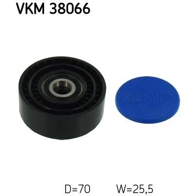 Imagem de SKF VKM 38066 Polia de Desvio MERCEDES BENZ: Classe C Sedan, T modell, E modell