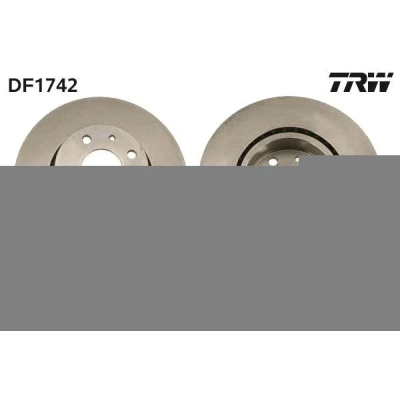 Imagem de TRW DF1742 Disco de travão 257,5 20 4 98 ventilado pintado LANCIA: DELTA 1, ALFA ROMEO: 164