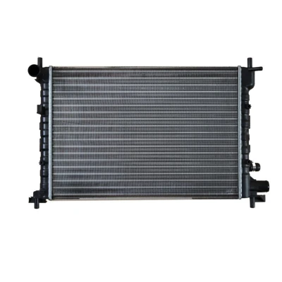 Imagem de NRF EASY FIT 54667 Radiador, arrefecimento do motor Alumínio 525 378 23 com componentes de montagem Aletas refrigeração unidas mecanicamente