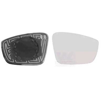 Imagem de VAN WEZEL 5701838 Vidro Espelho à direita VOLKSWAGEN: up! Hatchback, SEAT: Mii
