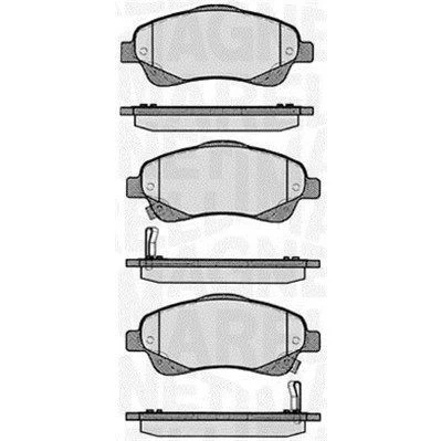 Imagem de MAGNETI MARELLI 363916060402 Jogo de pastilhas para travão disco com avisador sonoro desgaste TOYOTA: Avensis II Sedan, Station Wagon