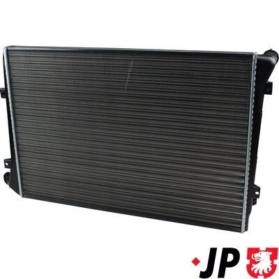 Imagem de JP GROUP 1114209100 Radiador, arrefecimento do motor Alumínio 650 439 32 VOLKSWAGEN: Golf 5, Passat B6 Variant, Caddy 3, AUDI: A3 Sportback