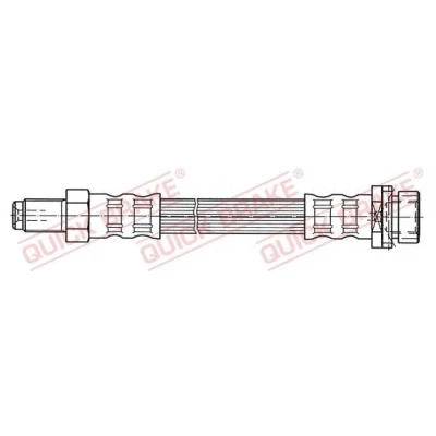 Imagem de QUICK BRAKE 37.030 Mangueira de Travão 161mm M10x1 com rosca interior, exterior FORD: Focus Mk1 Hatchback