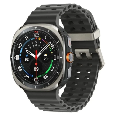 Imagem de Samsung Galaxy Watch Ultra Titanium Prata (Bracelete De Borracha Cinzento)