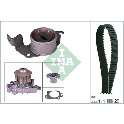 Imagem de INA 530 0302 30 bomba de Água + Kit Correia Distribuição com água MITSUBISHI: Carisma Sedan, Hatchback