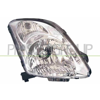 Imagem de PRASCO SZ0344803 Farol Principal à direita H4 crómio sem motor de regulação do alcance dos faróis SUZUKI: SWIFT 3