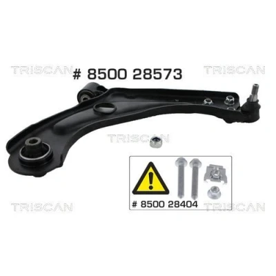 Imagem de TRISCAN 8500 28573 Braço de suspensão com articulação suspensão/guia, apoio borracha transversal Chapa aço 16,6, 21,3